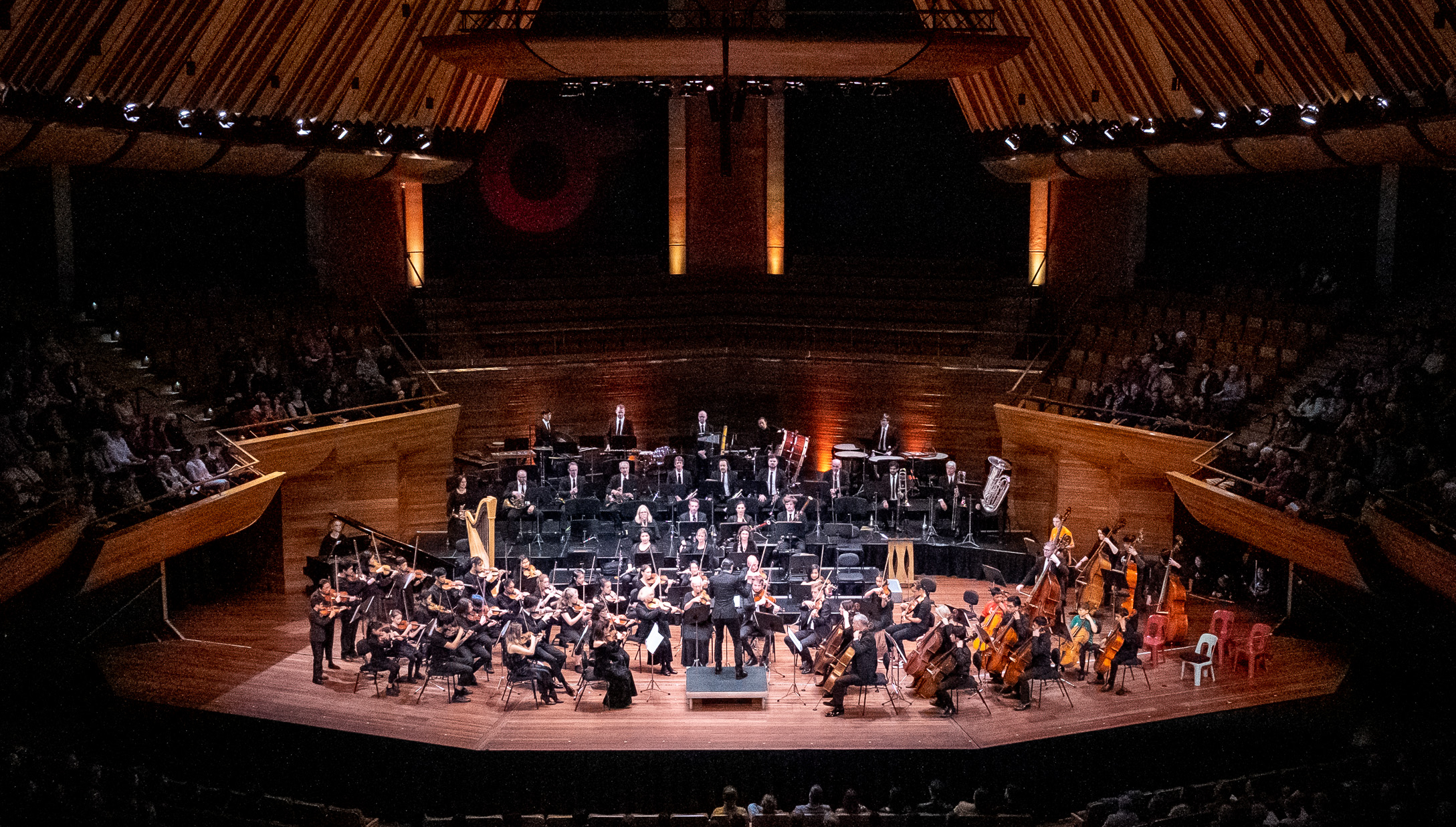 orchestra wellington michael fowler concert players conductor stage