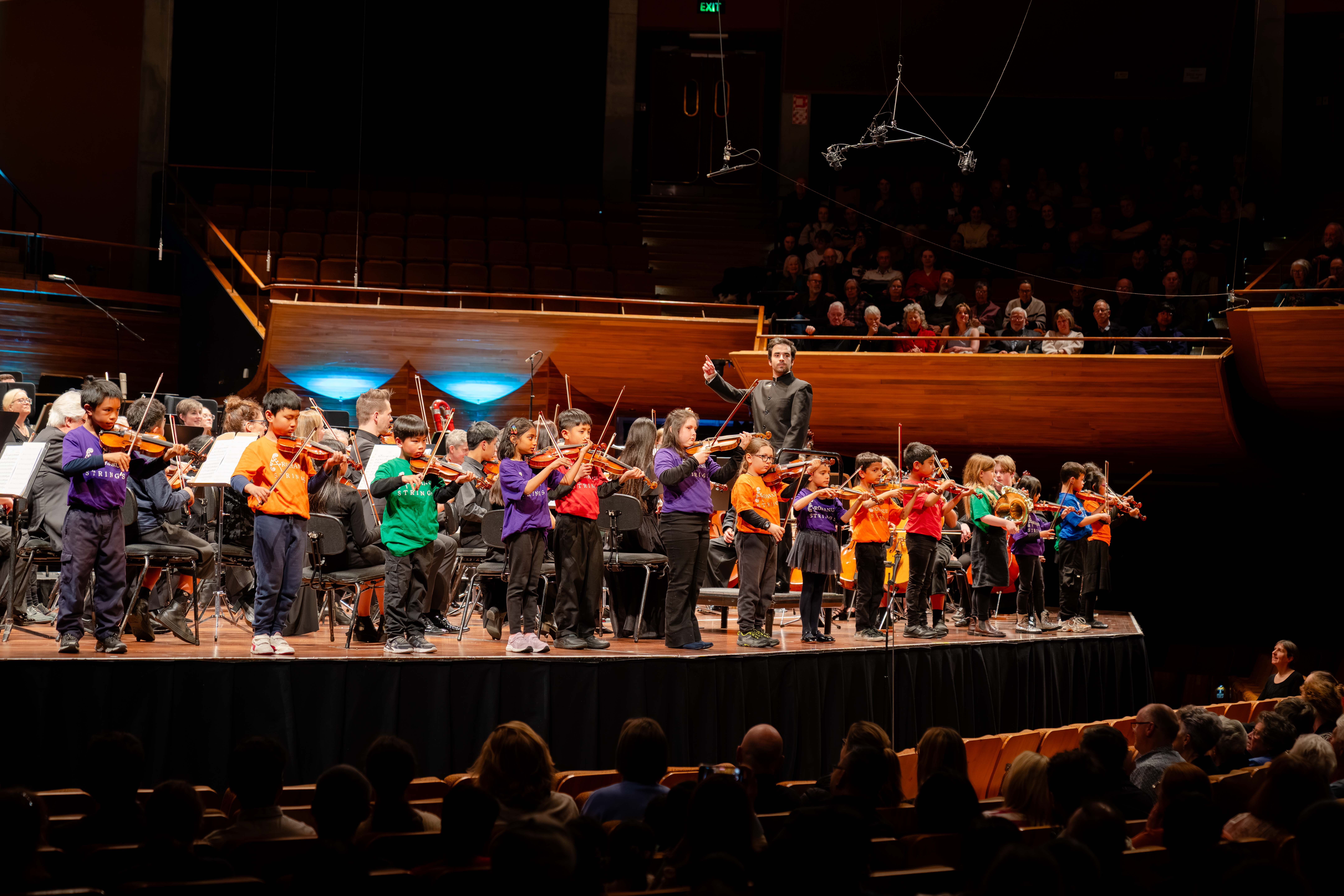 Arohanui Strings+ performs with Orchestra Wellington, 2025